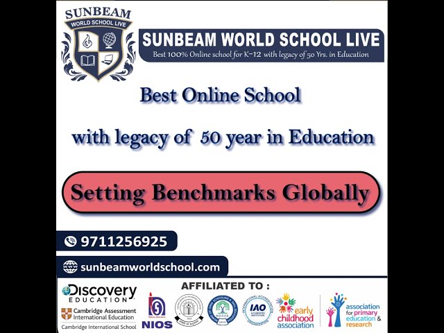 Sunbeam World School achievements.