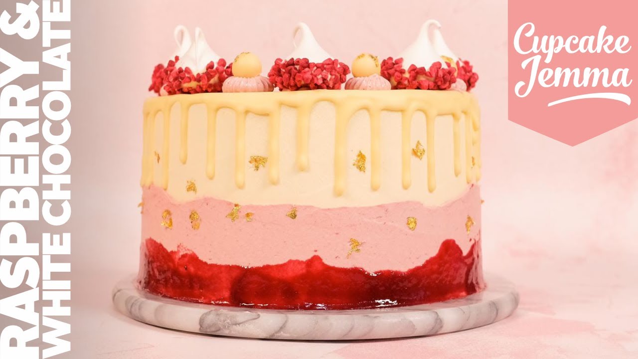 Raspberry White Chocolate Layer Cake Recipe