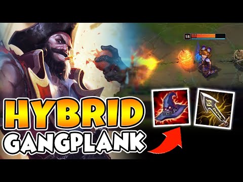 When a single gangplank barrel does legit 75% of a tanks health... (HYBRID GANGPLANK BUILD)