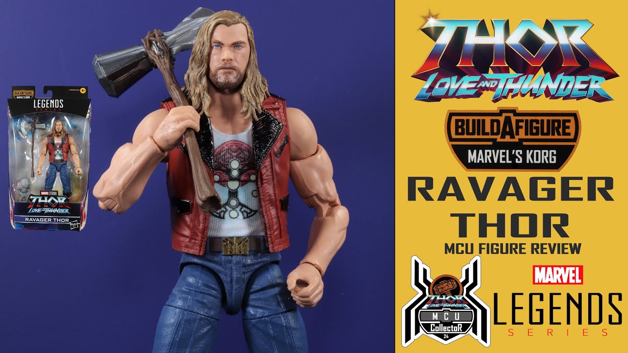 Marvel Legends RAVAGER THOR Love and Thunder Korg BAF Wave GOTG MCU Figure Review