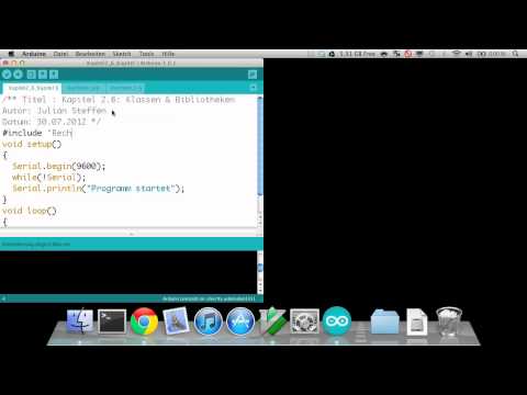 Arduino Tutorial: Kapitel 2.6 - Klassen & Bibliotheken (1/2)