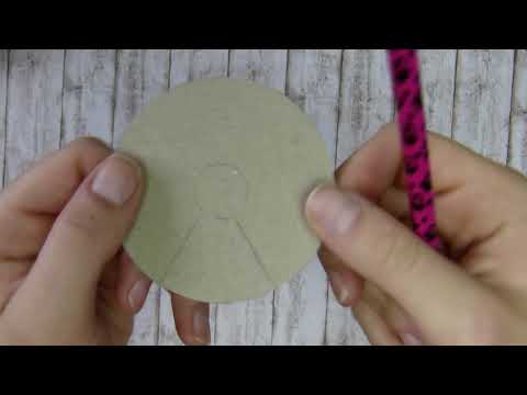 Bommelschablone selbstgemacht