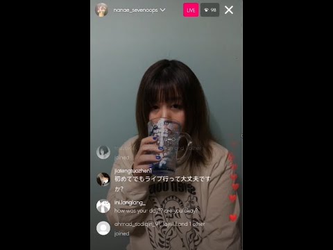 Nanae Seven Oops instagram live 090323
