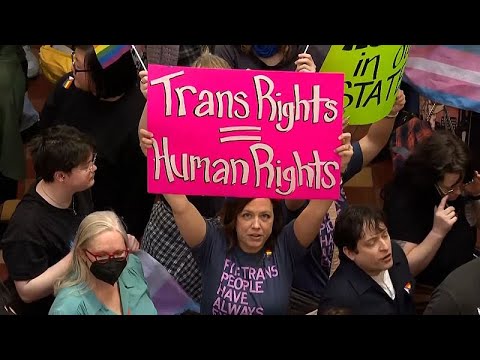Video Thumbnail: Protests erupt as Iowa bill threatens gender identity protections
