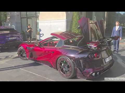 1 OF 1 FERRARI 812 GTS MANSORY STALLONE TEMPESTA NERA BRUTAL EXHAUST/REVVING SOUND AND ACCELERATION