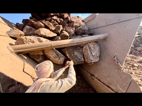 BIG ROCK 🪨 Crusher Machine - FULL Powerfull Process A Giant in Action-Big Rock Crushing