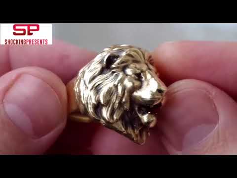 Fashion Lion Head Ring