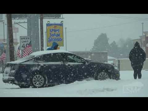 02-17-2021 Texarkana, TX/AR - Heavy Snow - Cars Stuck, People Walking, Interstate Shots