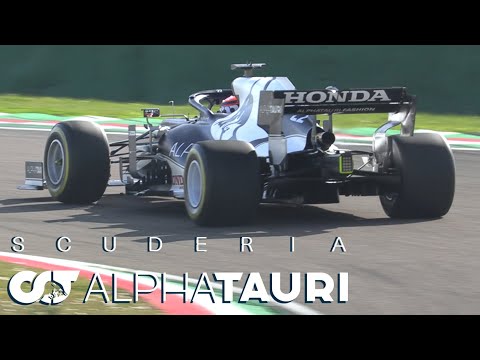 2021 AlphaTauri Honda AT02 - Gasly & Tsunoda test NEW F1 Car at Imola Circuit! アルファタウリ