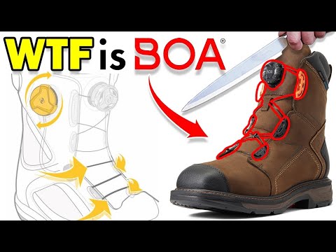 Why steel cable laces? - BOA Ariat Boot