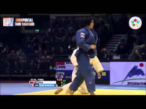 Judo Grand Prix Dusseldorf 2015 Final -52kg MA Yingnan (CHN) vs. NAKAMURA Misato (JPN)