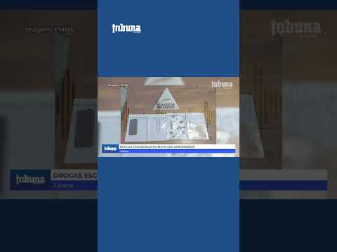 PM apreende drogas escondidas em moto em Caiana