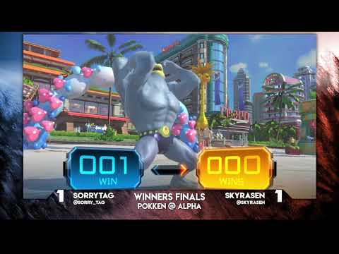 SorryTag (Mewtwo) vs SkyRasen (Machamp) - WFs - Pokken at Alpha - 7-2-19