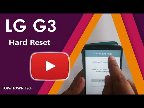 LG G3 Hard Reset📱 by 📱TOPinTOWN Tech📱 Video