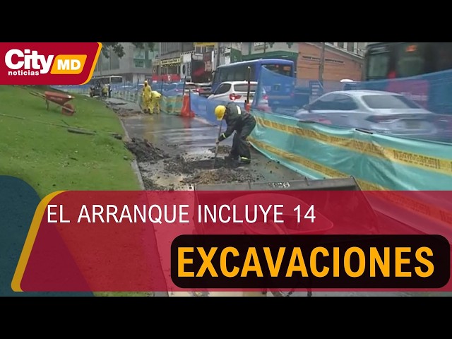 Arrancan obras en la Séptima entre protestas y revisión arqueológica en el norte de Bogotá