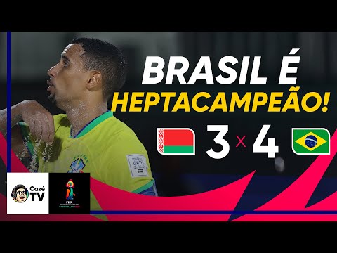 MELHORES MOMENTOS: BRASIL 4 X 3 BELARUS | FINAL | COPA DO MUNDO DE FUTEBOL DE AREIA DA FIFA