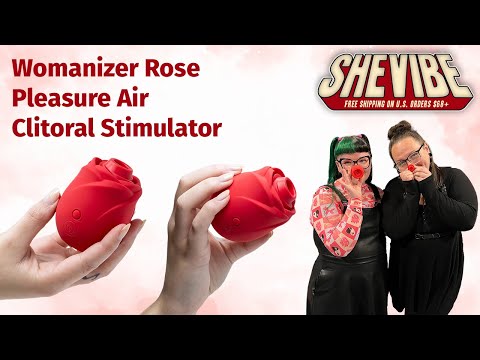 Womanizer Rose Pleasure Air Clitoral Stimulator | SheVibe
