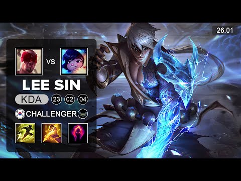 Lee Sin vs Nunu & Willump Jungle - KR Challenger - Patch 26.01 Season 16