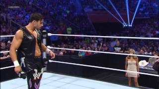 Fandango dances with Lilian Garcia and Santino Marella: SmackDown, April 19, 2013