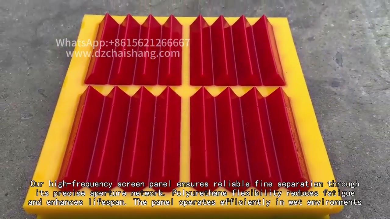 Self Cleaning Screen Mesh for Mining Industry