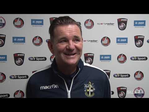 SUFCtv: Paul Doswell Sutton United 2 Hartlepool 2 VNL 2/3/19