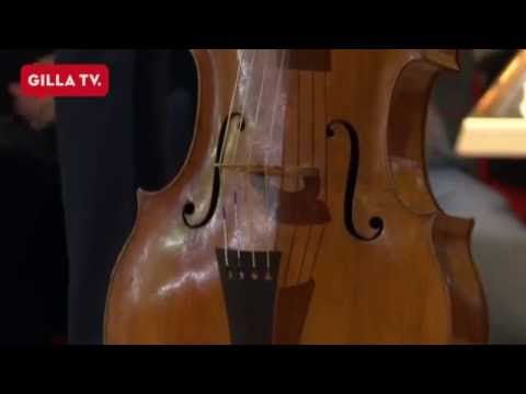 Panik när antikexperten nära krossa ovärderlig cello