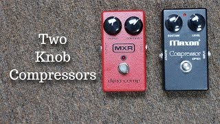 Video thumbnail for TWO KNOB COMPRESSORS: MXR Dyna Comp vs Maxon CP101 Compressor Pedal by Music Bliss Malaysia