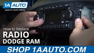 How to Replace Radio 02-08 Dodge Ram 1500