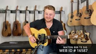 Video thumbnail for Maton Guitars EBG808 TE Tommy Emmanuel Signature #16587 by Artisan Guitars