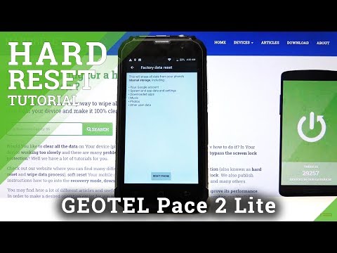 How to Perform Data Reset on Geotel Pace 2 Lite - Factory Reset Tutorial
