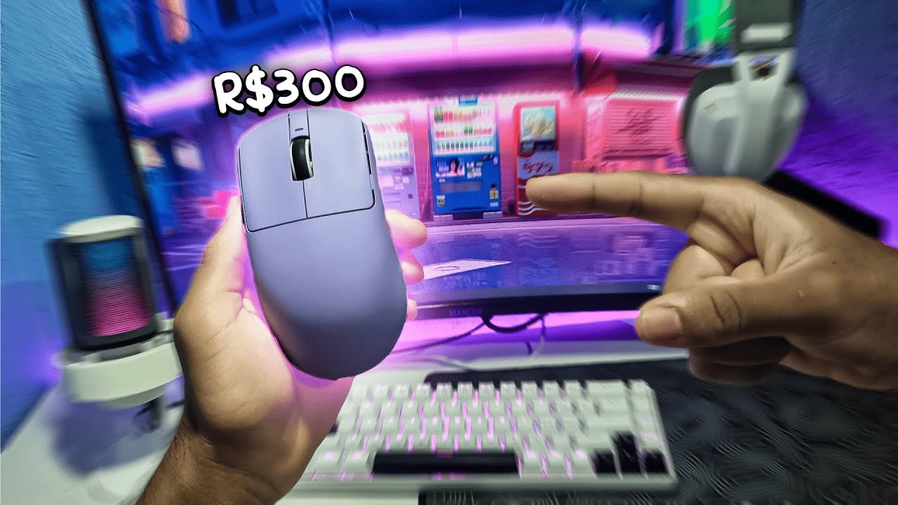 Meu Primeiro MOUSE GAMER da Aliexpress (sonho realizado)