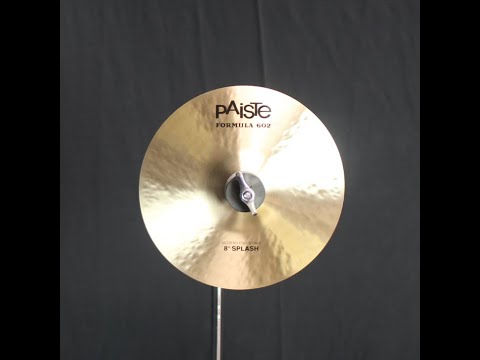 Paiste 8" Formula 602 Modern Essentials Splash - 182g (video demo) image 2