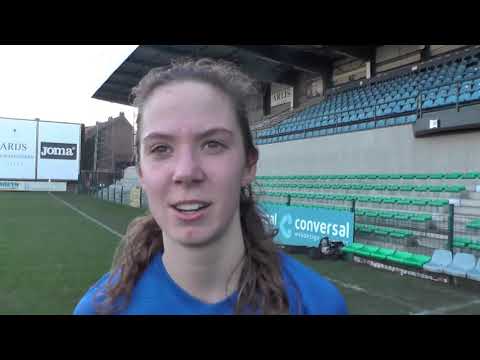 Hanne Merkelbach na SC Eendracht Aalst Ladies - KRC Genk Ladies op 28.11.2020