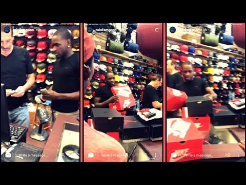 Ralo First Day Working At Footlocker Bags Up 40 Pairs Of Shoes and Leaves Like A Boss