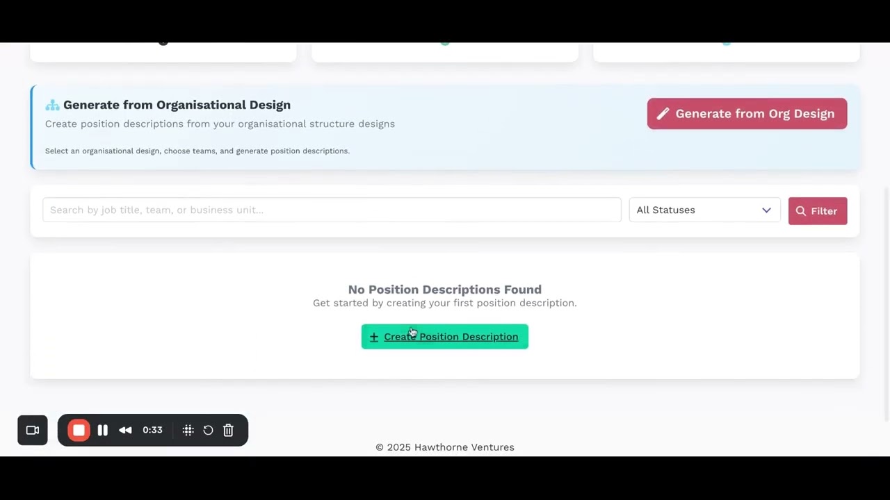 Modus - Position Description Writer