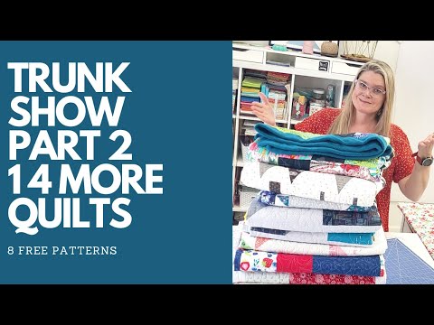Free Patterns Trunk Show - A year in review Sew and Tell PART 2