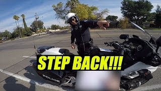 (Don&#39;t take this video seriously) Incredibly Rude Fresno Motorcycle Cop!