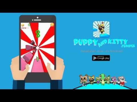 Android Spiel on Google Play- Puppy and Kitty Jumper - Endless Runner -
