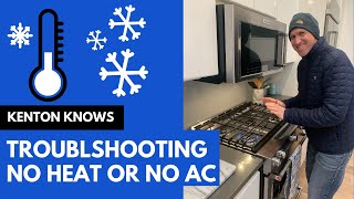 Trouble Shooting No Heat or No AC #noheat #furnacerepair #troubleshootfurnace