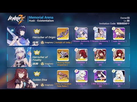 SSS Husk: Existentialism (Flower) 39960 (47952) | Honkai Impact 3 Exalted MA