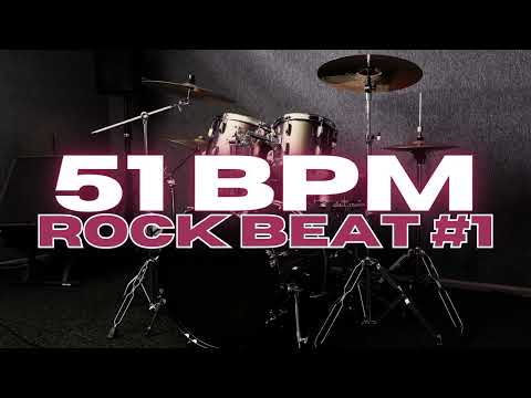 51 BPM - Rock Drum Beat - Loop 1