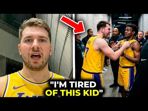 Luka Doncic FINALLY Snaps on Bronny James & Things Got HEATED