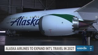 Alaska Airlines to expand international travel in 2027