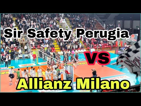 Sir Safety Susa Perugia vs Allianz Milano Volley