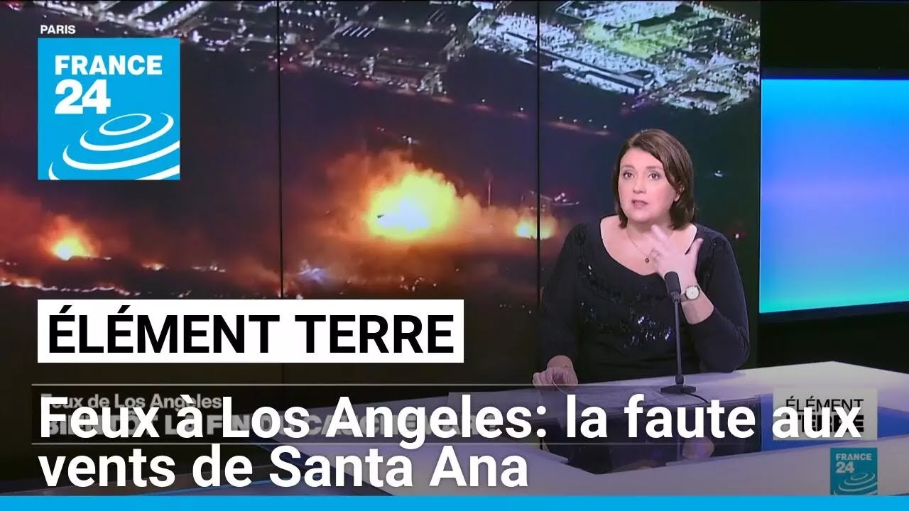 Los Angeles: un brasier alimenté par des vents "lance-flammes" qui devraient bientôt faiblir