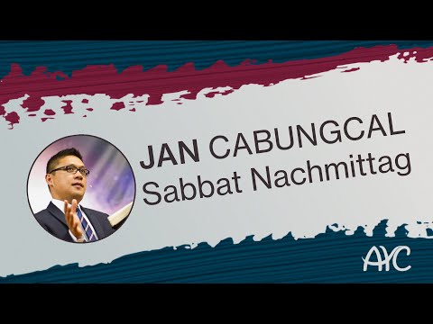 Jan-Harry Carbungcal: Sabbat Nachmittag – ATS Youth Congress 2022