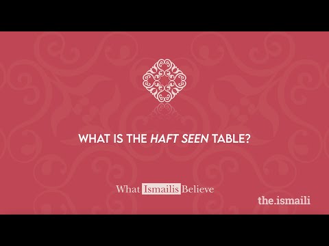 What is the Haft Seen Table? | What Ismailis Believe