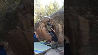 Video thumbnail: Problem 7 Directe (Boulder 2, Clàssic - Tallafocs). Salvanebleau