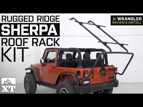 Jeep Wrangler Rugged Ridge Sherpa Roof Rack Kit (2007-2018 JK 2 Door) Review & Install