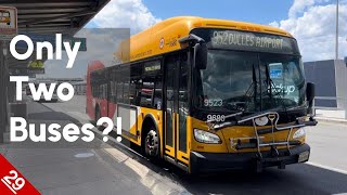 I rode every local transit bus route from Dulles Airport!